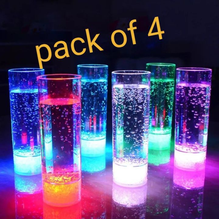 led glass glowing light