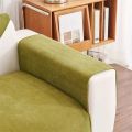 Universal Sofa Cover Towel Chenille Fabric Solid Color Living Room Sofa Cushion Non-Slip Sofa Cushion Armrest Backrest Cover 1PC. 