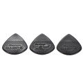 5pcs Plastic Triangle Shape Guitar Pick Plectrum 3pcs in Black 2pcs in Orange Suitable for Guitar Bass Ukelele Player. 
