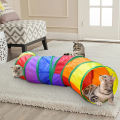 Cat Tunnel Tube Foldable Cat Toys Kitty Training Interactive Fun Toy Tunnel Bored for Puppy Kitten Pet Supplies Cat Accessories.