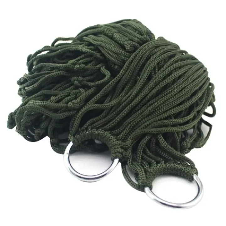 Portable%20Garden%20Outdoor%20Thickened%20Nylon%20Rope%20Hammock%20Indoor%20Mesh%20Hammock%20Portable%20Simple%20Hammock%20Swing%20Chair%20-%20Image%202