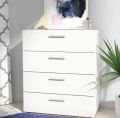 Customized 4 Drawer Cabinet || Chest of 4 Drawer || 3 Colors White , Black , Brown || Bedroom Furniture || Furniture. 