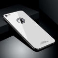 Luxury Glass Back Cover Case for iPhone 6 6s Black Slim Shockproof Smartphone Protection.