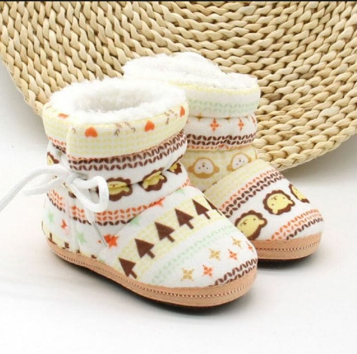 Winter Baby Shoes Soft & Warm Snow Boots For Kids