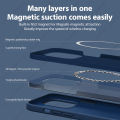 For Magsafe Original Liquid Silicone Magnetic Case For Apple iPhone 15 14 13 12 11 Pro Max 14 15 Plus Wireless Charge Soft Cover. 