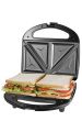 Electric Grill Machine-Sandwich Toaster and Panini Maker with Non-Stick Plates Stainless Steel 750W. 
