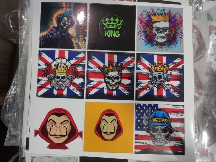 Cd 70 Tanki Cap printed Sticker only For Cd 70 And China bikes