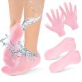Spa Silicone Socks Gloves Moisturizing Gel Sock Exfoliating Preventing Dryness Cracked Dead Skin Remove Protector Foot Hand Care freshfeet.