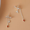 Anime TGCF cosplay jewelry TianGuanCiFu butterfly tassel bracelet earrings opening adjustable ring huacheng xielian fans gifts. 