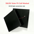 Mini 5W Solar Panel 6V Cell Module Photovoltaic Board Outdoor DIY 170mmx170mm Solar Charging Pane for Battery Charger With Wire. 
