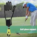 Golf Glove Holder Rack Portable Plastic Gloves Hanger with Key Chain Golf Gloves Supports Gloves Display Stand Golf Accessories. 
