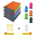 Waterproof Pocket Beach Mat Folding Beach Blanket Camping Mat Lightweight Lightweight Mat Outdoor Picnic Mat. 