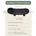 Adjustable 3-in-1 Stroller Snack Tray, Multifunctional with Cup Holder & Phone Slot. 