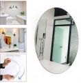 Flexible Makeup Mirror Sheets Self-Adhesive Mirror Tiles Non-Glass Mirror Stickers for Home Decoration. 