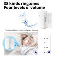 QNCX Wireless Doorbell Self-powered Chime Door Bells No Battery Required Button Home Welcome Outdoor Ding Dong Machine US/EU. 