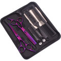Hair Scissors JP Stainless Hairdressing Scissors 6" Haircut Set Thinning Shears Barber Shop Haircut Scissors Razor Combs C1001. 