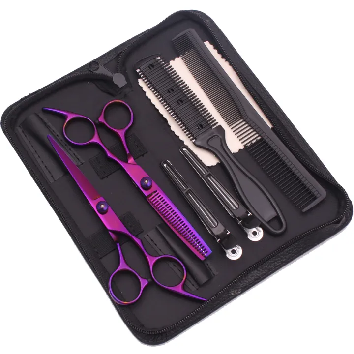 Hair%20Scissors%20JP%20Stainless%20Hairdressing%20Scissors%206"%20Haircut%20Set%20Thinning%20Shears%20Barber%20Shop%20Haircut%20Scissors%20Razor%20Combs%20C1001%20-%20Image%204