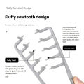 1-Piece Fluffy Texture Styling Comb for Volumizing Hair Roots and Covering Bangs, Hairdressing Comb with Textured Abs Plastic Handle, Wide-Tooth Home-Use Hair Styling Comb. 