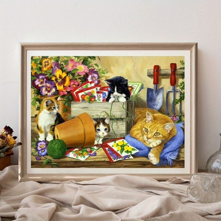 46*28cm%20500%20Pieces%20Jigsaw%20Puzzle%20for%20Adults%20Painting%20The%20Cat%20in%20The%20Bower%20Paper%20Puzzles%20Home%20Decor%20Wall%20Display%20Festival%20%20-%20Image%204