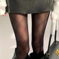 Fashion Semi Sheer Tights Hot Thin Stretch Fit Slimming Sexy Pantyhose Classic Diamond Pattern Women's Stockings Hosiery. 