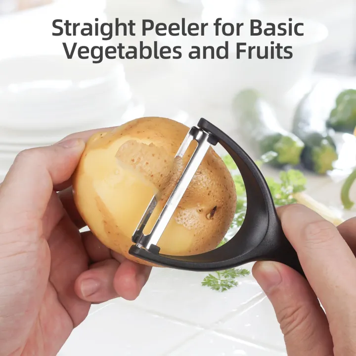 Smart Peeler Y Shape Peeler, Vegetable Peeler Fruit Peeler Multifunction Stainless Steel Blades and hard Plastic Handle
