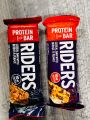 Riders protein bar, cereal bar with orange and peanut, cereal bar with Berries and peanut 40g.. 