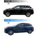 Chrome Delete Blackout Overlay For Porsche Cayenne 2010-2016 Window Trim Glossy Black Sticker. 