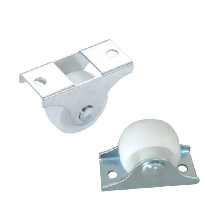 4/10/20Pcs%201Inch%20Caster%20White%20Rail%20Fixed%20Casters%20Small%20One-Way%20Wheel%20Strong%20Plastic%20Wheel%20Hardware%20Accessories%20Furniture%20Casters%20-%20Image%206