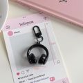 1PC Cute 3D Earphones Pendant Keychain Mobile Phone Chain Earphone Charm Backpack Hanging Decoration Accessories Gifts. 
