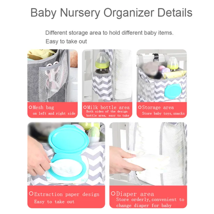 Crib%20Organizer%20Baby%20Crib%20Hanging%20Storage%20Bag%20Baby%20Clothing%20Caddy%20Organizer%20for%20Essentials%20Bedding%20Diaper%20Nappy%20Bag%20-%20Image%206