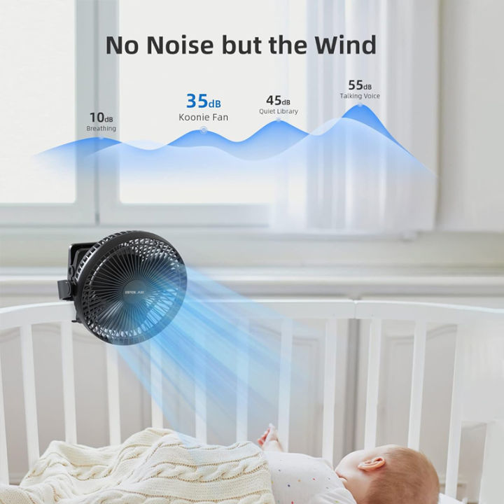 OPOLAR%20Rechargeable%208inch%20Clip%20Fan%20Strong%20Silent%20Wind%20Mini%20USB%20Fan%20Sturdy%20Clamp%20for%20Baby%20Stroller%20Camping%20Home%20Outdoor%2010,000mAh%20-%20Image%206
