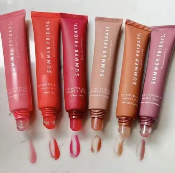 Summer%20Fridays%20Lip%20Balm%20Hydrating%20Mirror%20Lipgloss%20Lip%20Vanilla%20Pink%20Sugar%20Coffee%20Cake%20Scent%20Lipstick%20Transparent%20Oil%20Makeup%20-%20Image%204