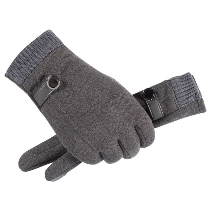 Man%20Winter%20Keep%20Warm%20Touch%20Screen%20Plus%20Velvet%20Thicken%20Fashion%20Simple%20Cold%20Protection%20Outdoor%20Cycling%20Drive%20Mittens%20Gloves%20-%20Image%202