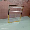 Acrylic plastic bangle stand new look with golden border 4 step. 