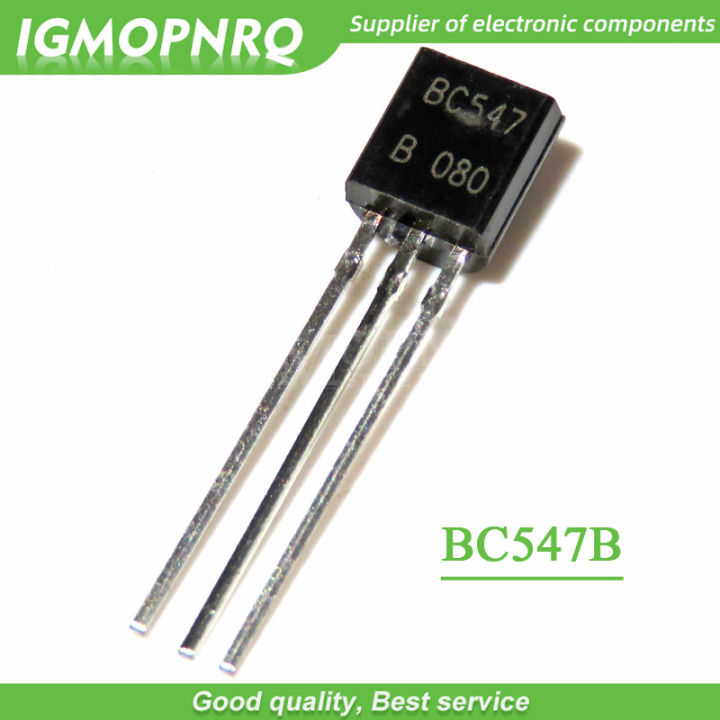 thumbnail image 2 of 100-Piece BC547B NPN Transistor - TO-92, 45V, 0.1A - By SMW 2 of 4