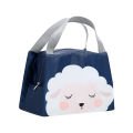 Cute Cartoon Printed Lunch Bag Kids Student School Lunch Bags Thermal Insulation Oxford Cloth Handbag Waterproof Storage Bags. 