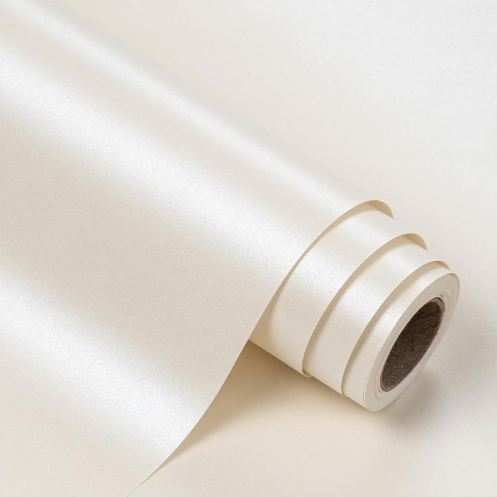 1roll White Matte Wrapping Paper Gift Wrapping Paper Pearlescent Milky White Packaging Birthday Wrapping Paper,Christmas Decorat