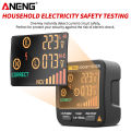 ANENG AC11 Digital Smart Socket Detector US/UK/EU/AU Plug Tester Voltage Test Socket Ground Zero Line Phase Check Rcd NCV Tools. 