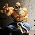 New Anime Dragon Ball Figure Master Roshi Action Figure Muscle Strengthening Form Toys  PVC Model Collectible Ornament. 