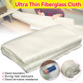 1mx1.27m 0.03mm Ultra Thin Fiber Glass Fabric Fiberglass Cloth Density High Temperature Resistanc DIY Fabric. 