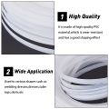 5/10m/Rolls 5-10mm Wide Plastic Boning Corset Webbing Boning,Plastic Boning for Sewing Sew for Wedding Dress Nursing Caps. 