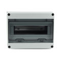 IP65 Waterproof Distribution Box HT-5/8/12/15/18/24 WAY ABS Plastic Outdoor Electrical Junction Box PV Comniner Enclosure.