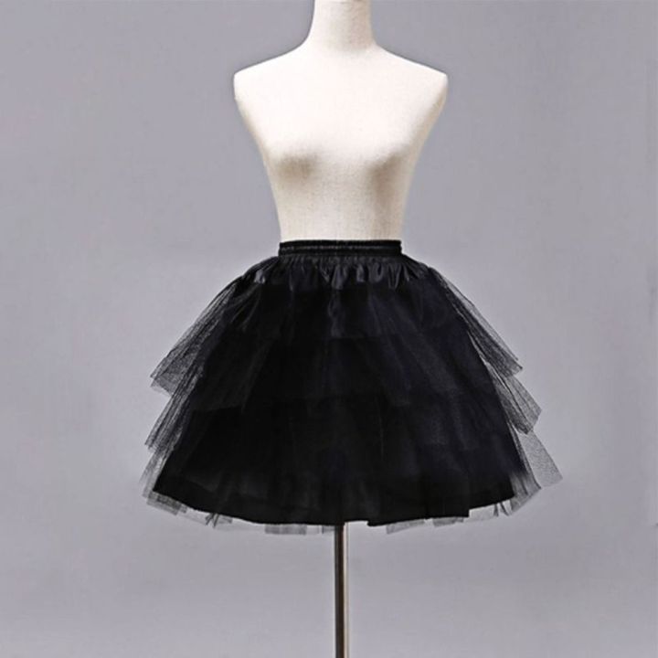 Fashion%20Short%20Petticoat%20Without%20hoop%20White%20Underskirt%20Crinoline%20Cosplay%20Lolita%20Ball%20Gown%20Petticoats%20-%20Image%203
