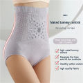 Unique Fiber Restoration Shaper Brief Women Tummy Control Shapewear Hollow Out Fat Burning Slimming High Waist Underwear Panties.