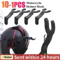 Kitchen Cabinet Shelf Wall Mount Hooks Motorcycle Helmet Hook Racks Helmet Display Hanger Stand Wall-Mounted Storage Holder. 