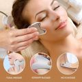 1/4 Pieces Contour Brush Scraping Board Set Women's Lymphatic Contour Facial Brush Stainless Steel Scraping Board. 
