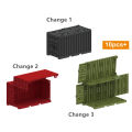 MOC  Container Building Blocks Box Toys for Boys  War Base Technical Bricks Creative DIY Juguete Bloques Brinquedos. 