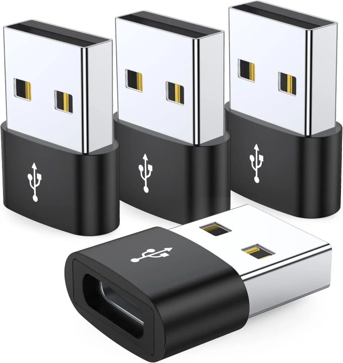 4-Pack%20USB%20C%20Female%20to%20USB%20Male%20Adapter%20Type%20C%20to%20USB%20A%20Charger%20Cable%20Converter,Compatible%20with%20iPhone%20iPad%20%20%20Pixel%20-%20Image%207