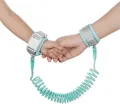 360 Degree Rotation Anti Lost Strap Toddler Safety Harness Kid Link Walking Rope Baby Wristband Child Wrist Leash with Lock2.5cm. 