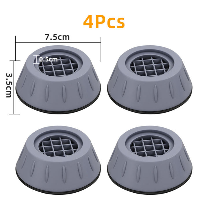 4Pcs%20Anti%20Vibration%20Feet%20Pads%20Waterproof%20Legs%20Slipstop%20Silent%20Skid%20Raiser%20Mat%20Washing%20Machine%20Support%20Dampers%20Stand%20Furniture%20-%20Image%202